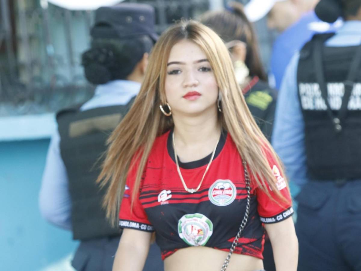 Choloma vs Olimpia: Las mujeres más hermosas del partido; Ana sorprendió