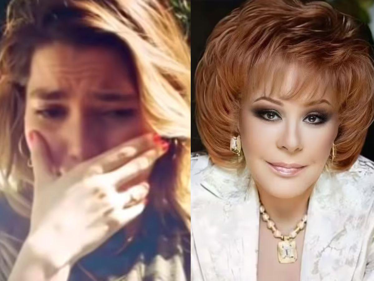 Frida Sofía se muestra destrozada tras la muerte de su abuela Silvia Pinal