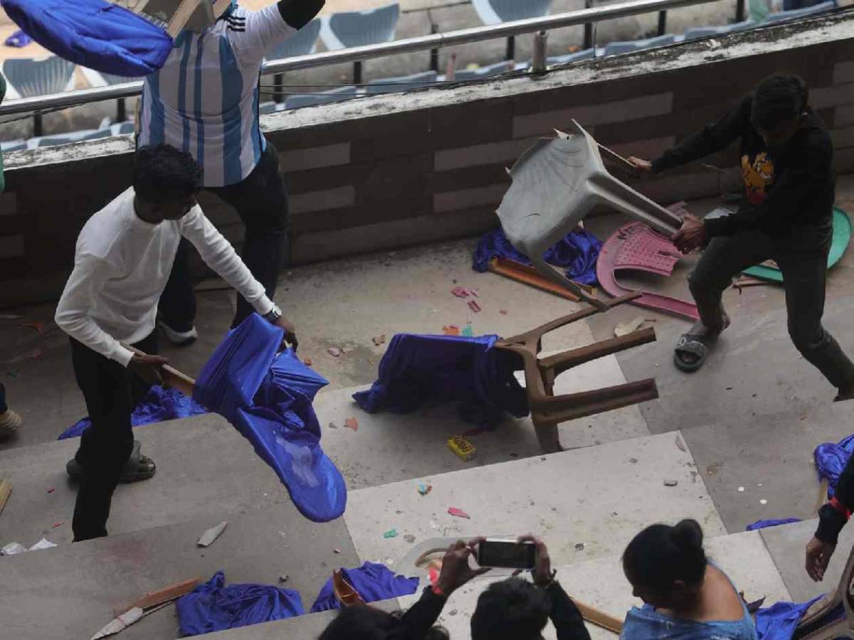 Messi provoca caos: destrozos, detenido y lo que lo pasó con el argentino