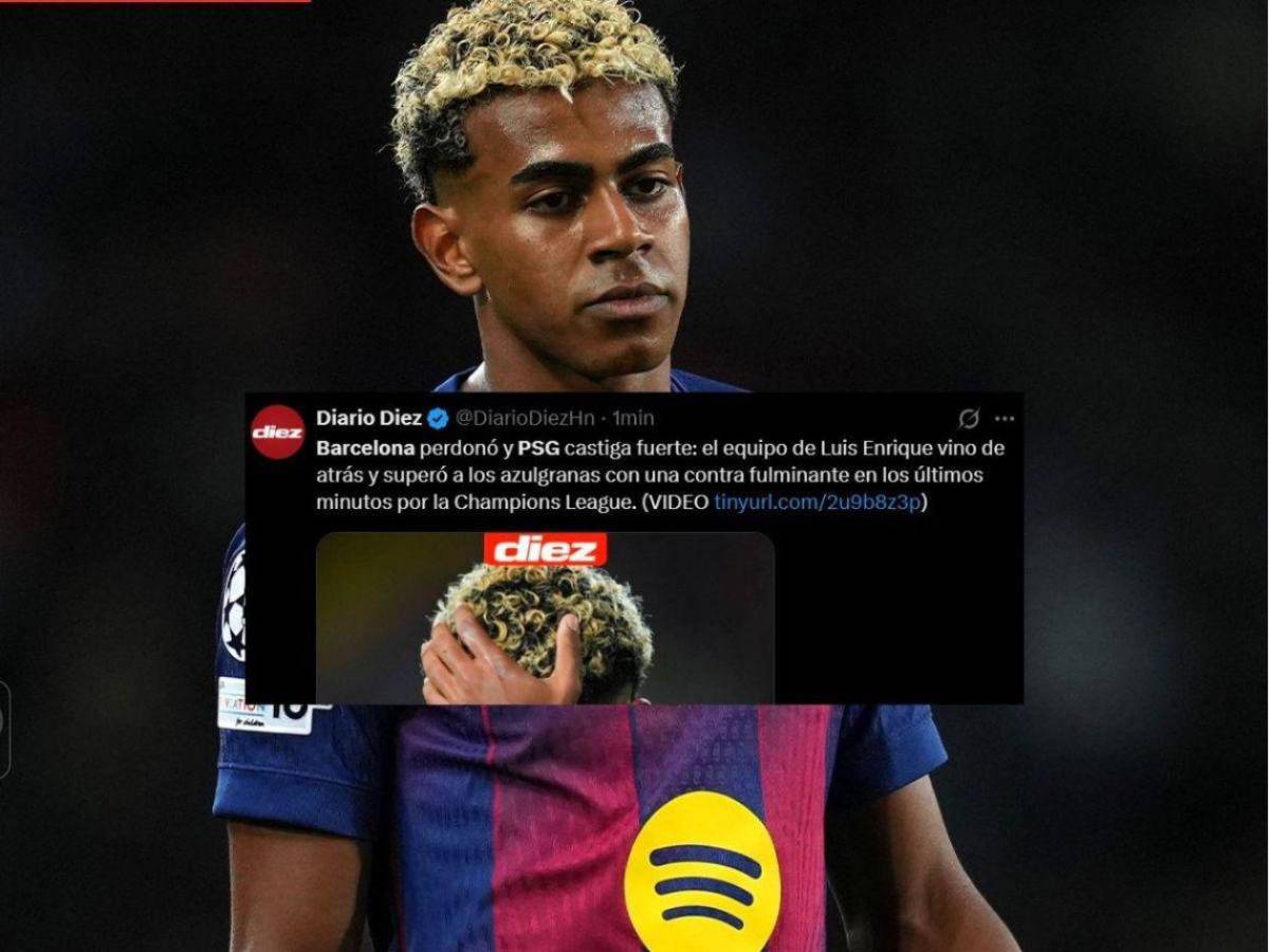 Así reaccionó la prensa a la derrota del Barcelona ante PSG en Champions