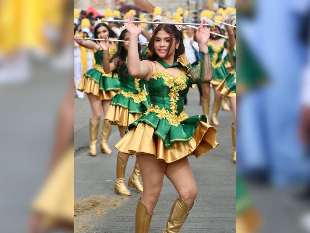 Tifany Alfaro, la bella palillona del Instituto Técnico Nueva Suyapa