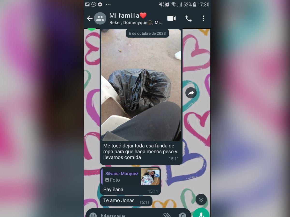 $!La joven dejó algunas de sus pertenencias y las suplantó por alimentos.