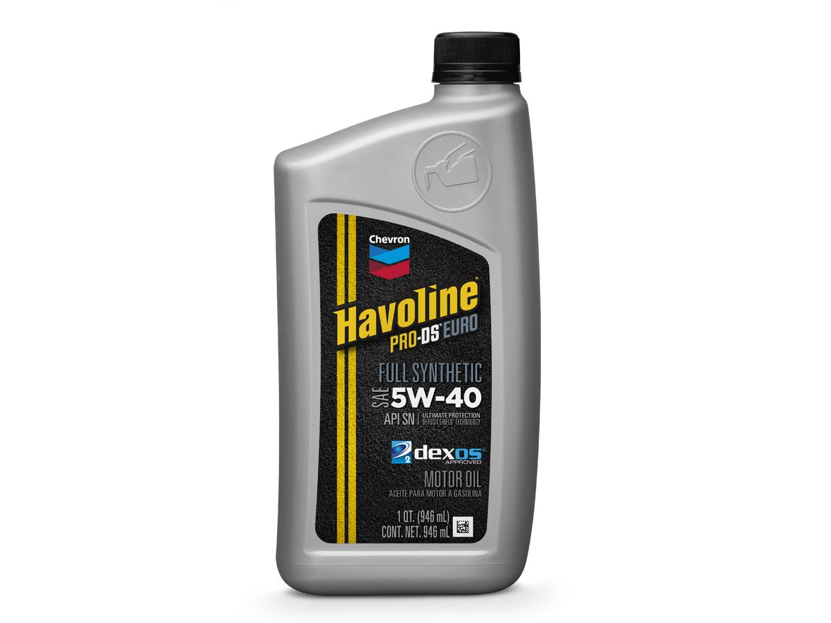 Chevron Havoline® PRO-DS® Full Synthetic Motor Oils cumplen o superan los estándares del sector: API SP/ SN Plus e ILSAC GF-6.