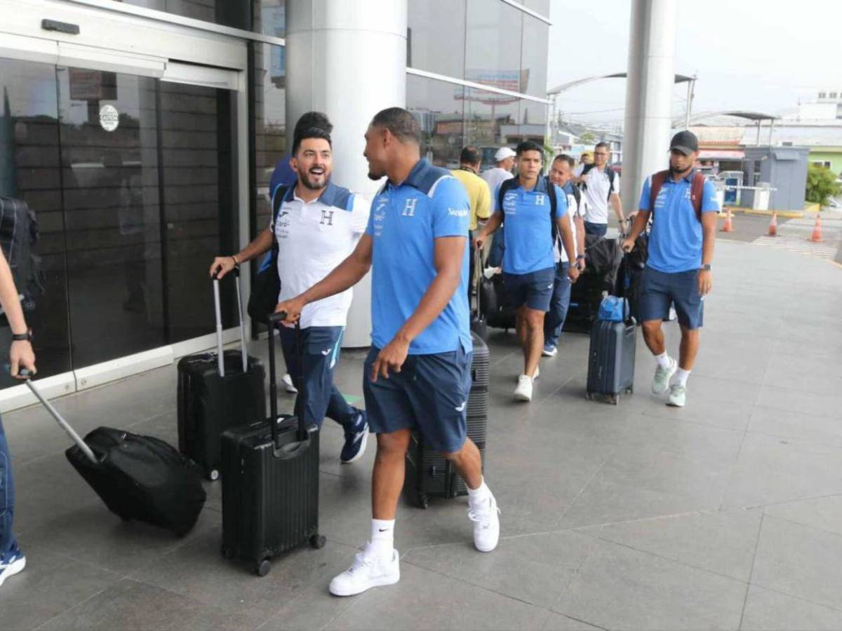 Selección de Honduras ya está en Tegucigalpa para el juego contra Haití