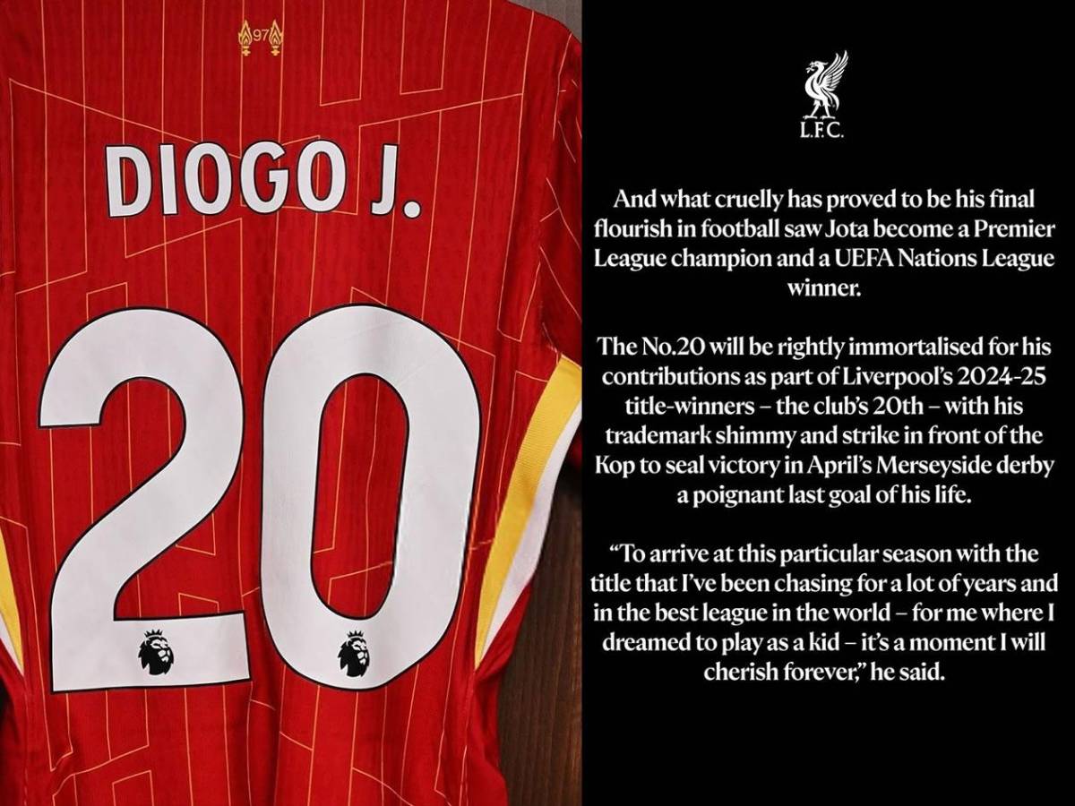 Liverpool toma rotunda decisión tras muerte de Diogo Jota en horrible accidente