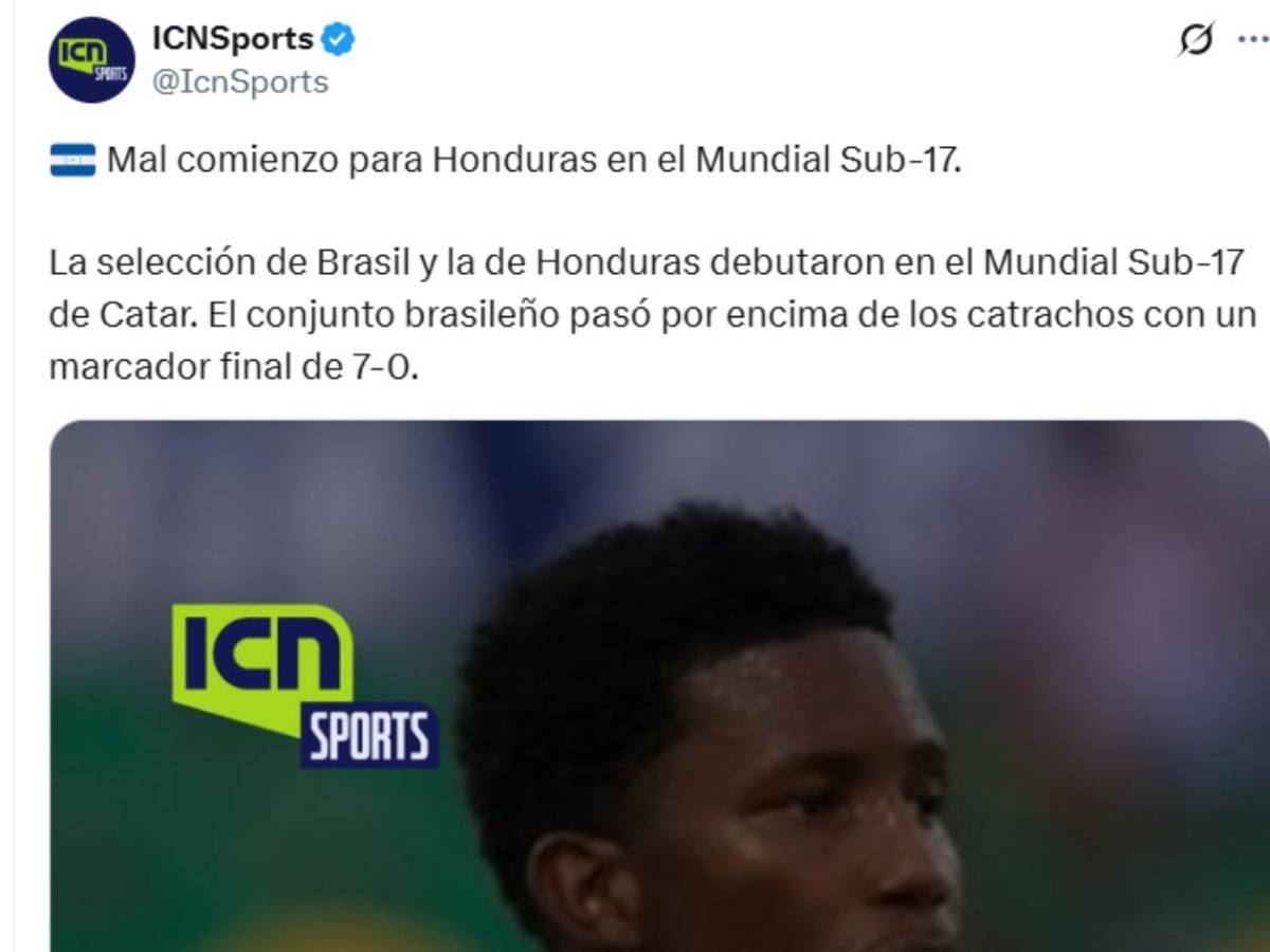 Honduras Mundial Sub-17: Indignación, señalan al culpable, espectador de lujo y mensaje de FIFA