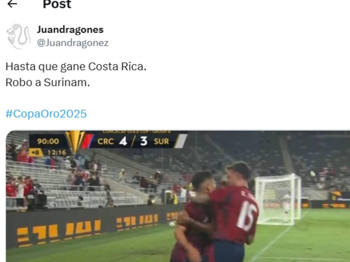 Copa Oro: ¿Robo?, debut de Costa Rica provoca revuelo y señalan a Keylor Navas