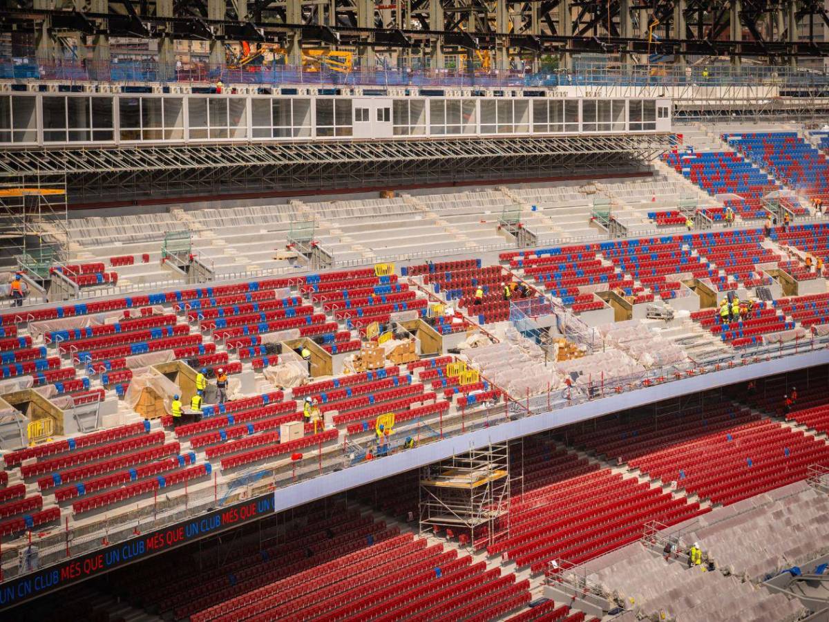 Barcelona muestra impresionantes nuevas imágenes del Spotify Camp Nou