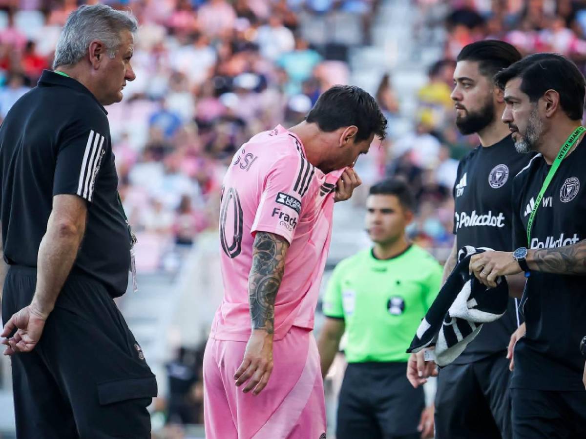 ¿Qué le pasó a Messi? El dolor del argentino, polémica expulsión y festejo a lo CR7