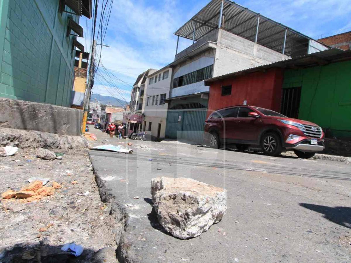 Devastación en el Nacional: Así lucen las calles tras disturbios en Motagua-Olimpia