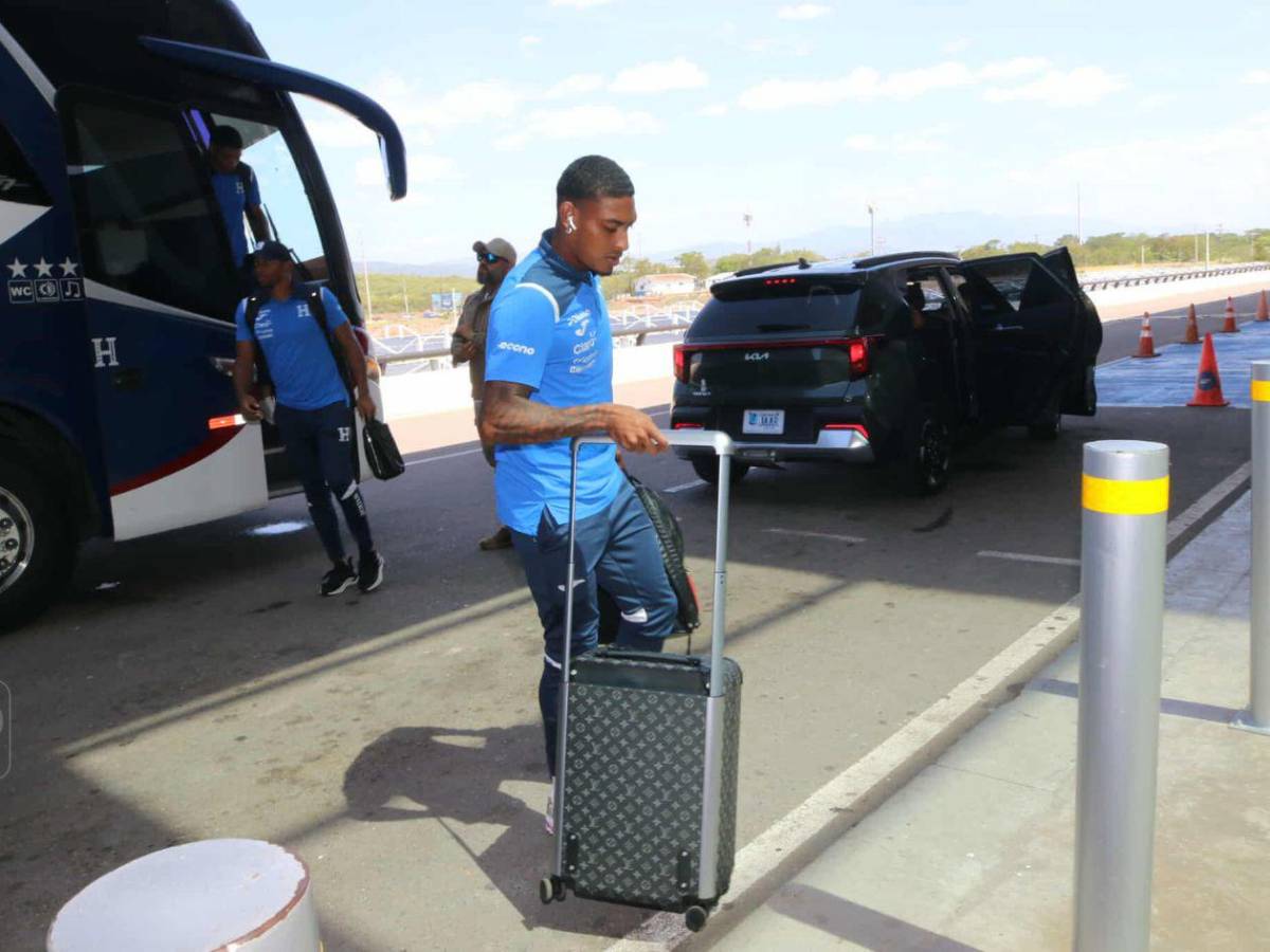 Así fue la salida de la Selección de Honduras rumbo a Curazao para enfrentar a Haití