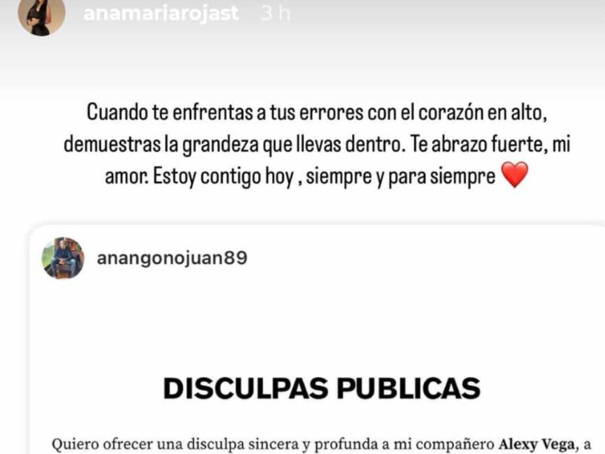 La reacción de la novia de Juan Anangonó tras polémica en Honduras