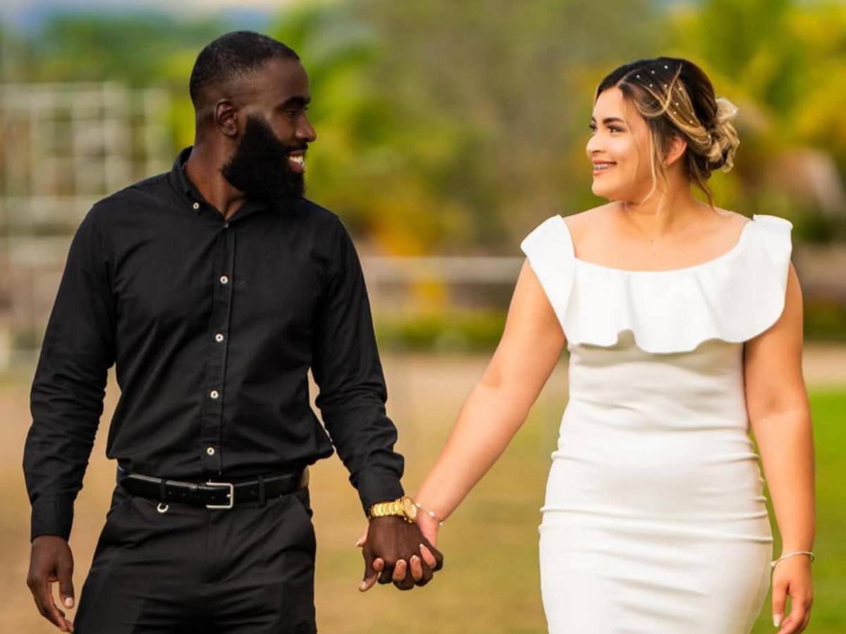 Futbolista colombiano se casó con hondureña: su mensaje desata reacciones