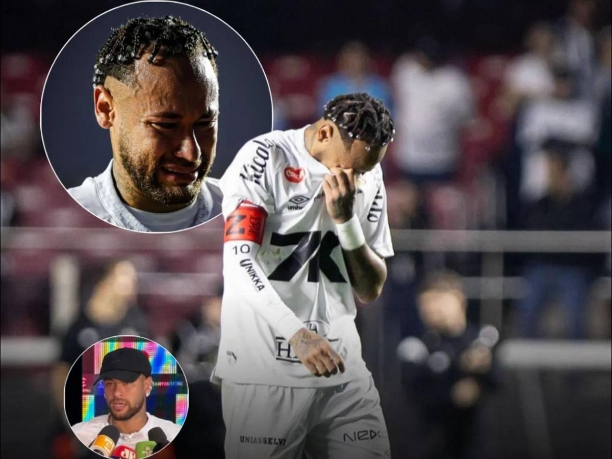 Neymar sufre la peor derrota de su carrera y termina llorando: Santos toma drástica decisión