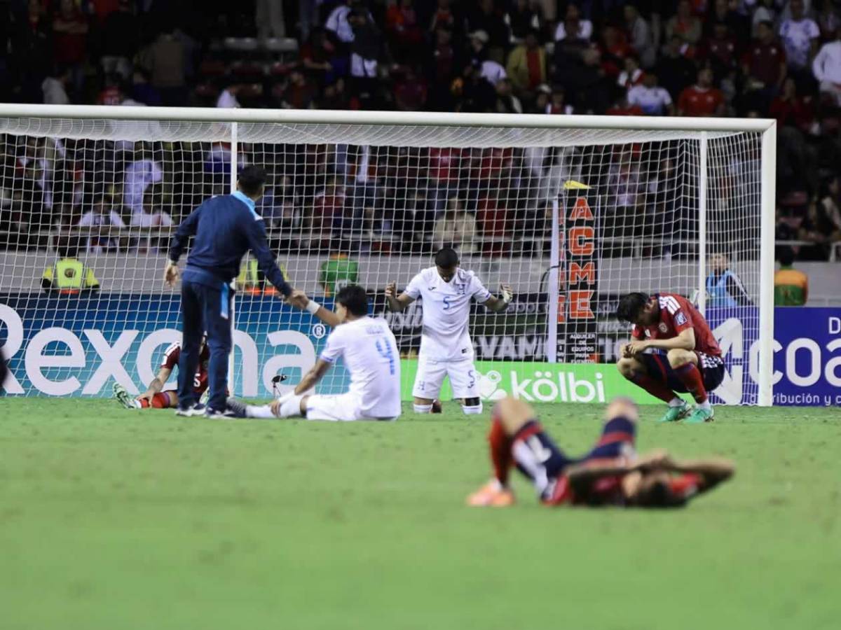 Honduras, afuera del Mundial: decepción, llanto de Rueda y bronca en Costa Rica