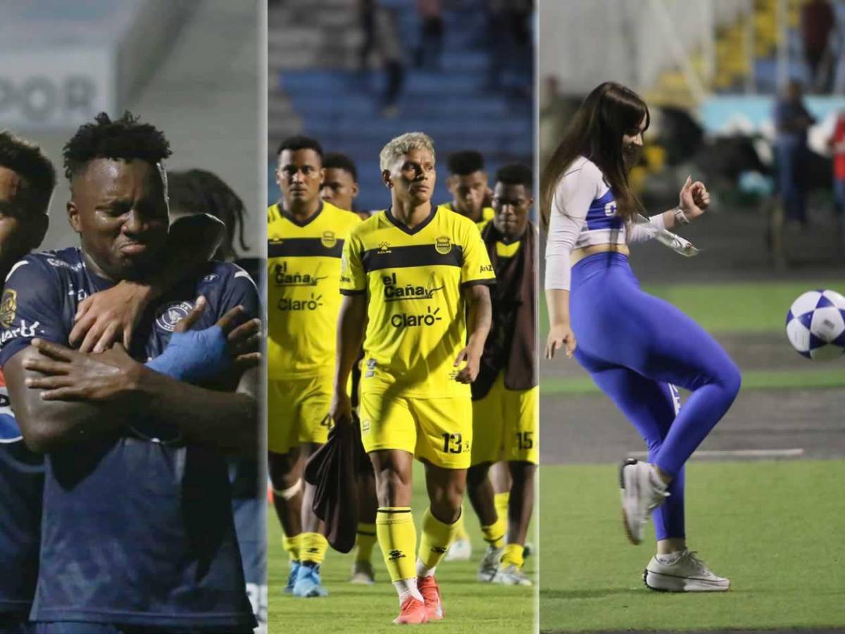 El 'frío' festejo de figura de Motagua, sufrimiento de Real España, susto y enfado