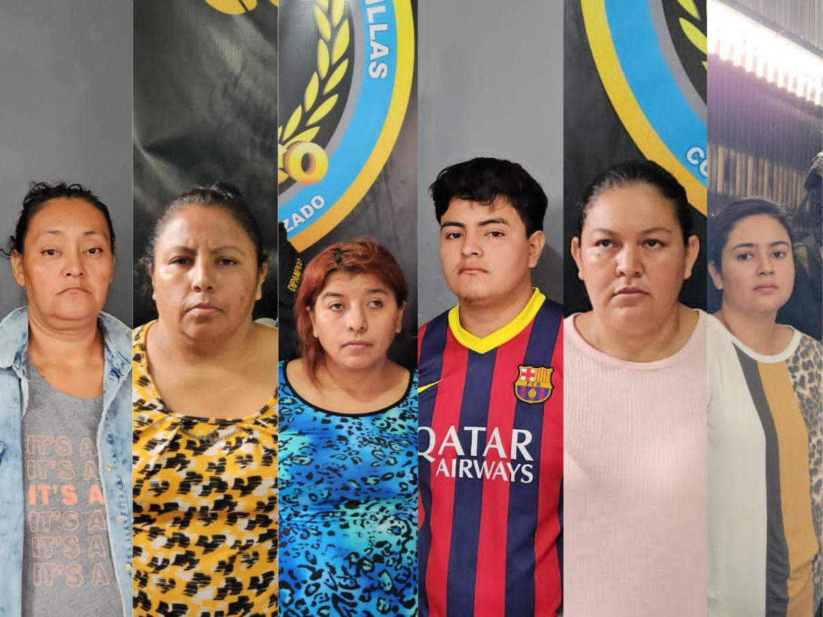 Capturan a nueve supuestos extorsionadores en el valle de Sula