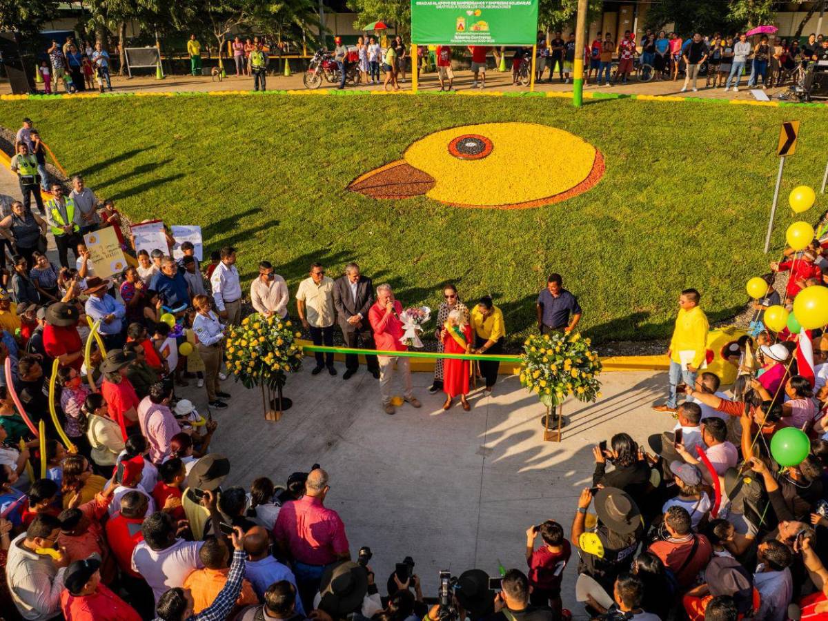 Así se ve el nuevo vado “El Pollo”, entregado por el alcalde Roberto Contreras