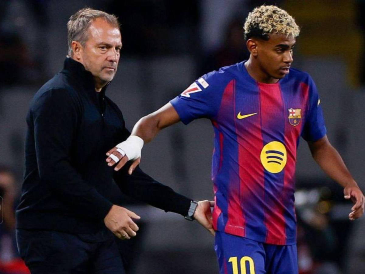 Flick analiza una decisión clave en el Barcelona y Lamine está bajo observación