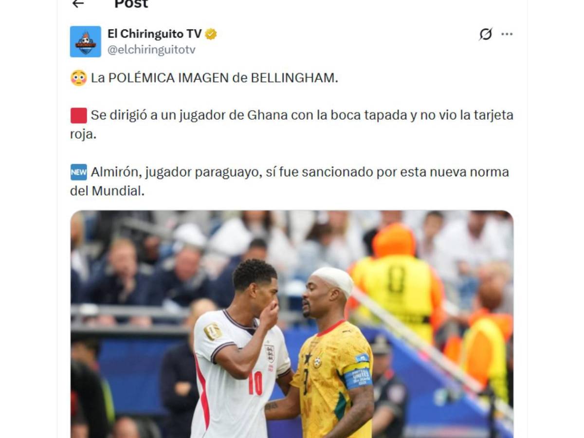 Said Martínez desata debate mundial tras polémica decisión con Jude Bellingham