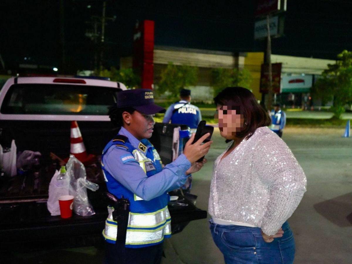 ¿Cuántos conductores ebrios sorprendió Tránsito en San Pedro Sula?