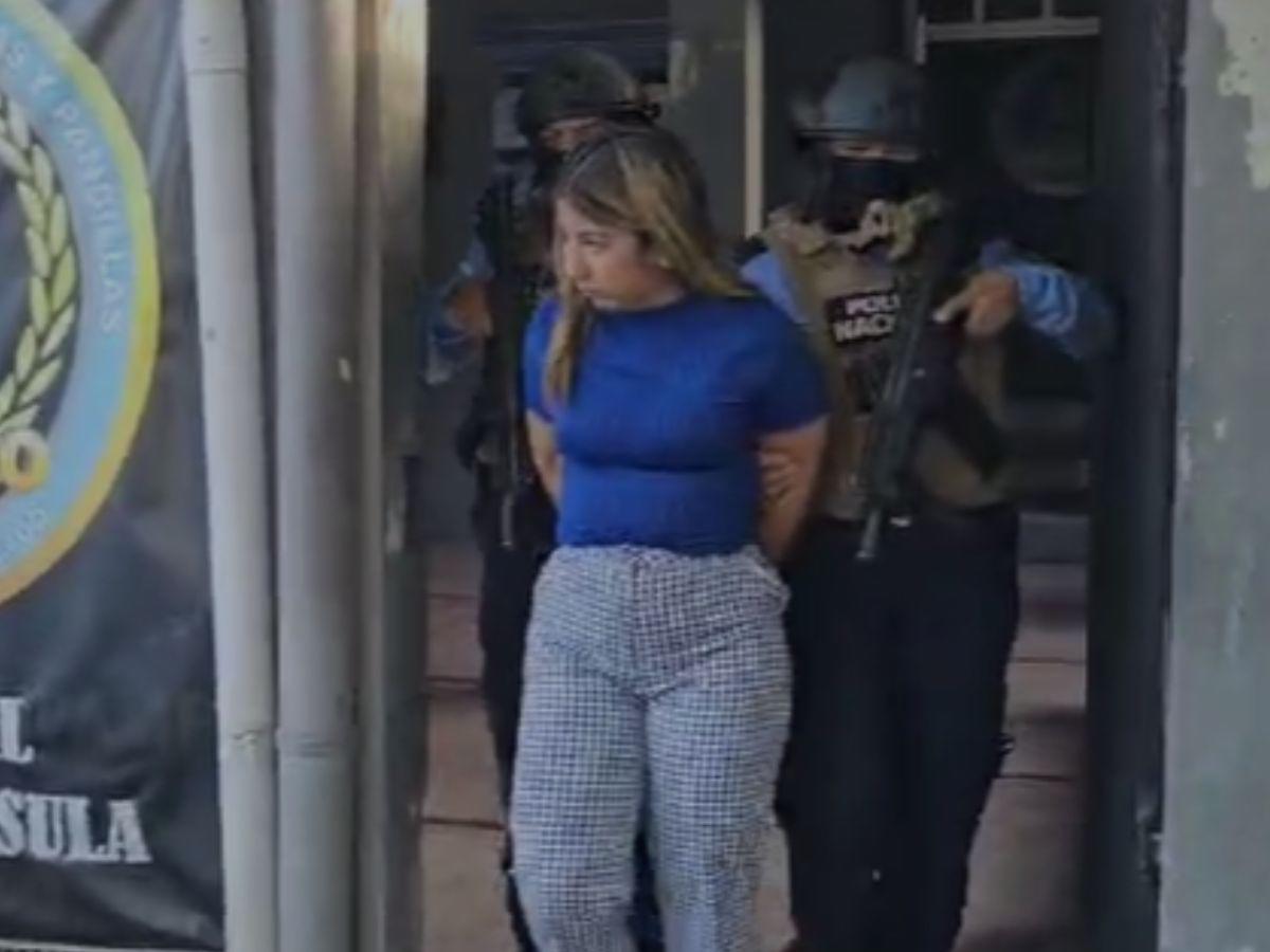 Capturan a “Nena”, presunta integrante de la Pandilla 18