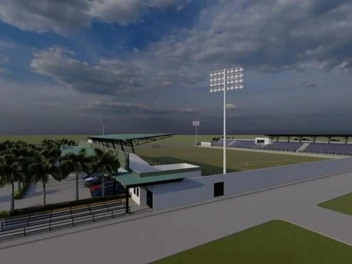 Techado y con butacas: inicia construcción de moderno estadio en Honduras