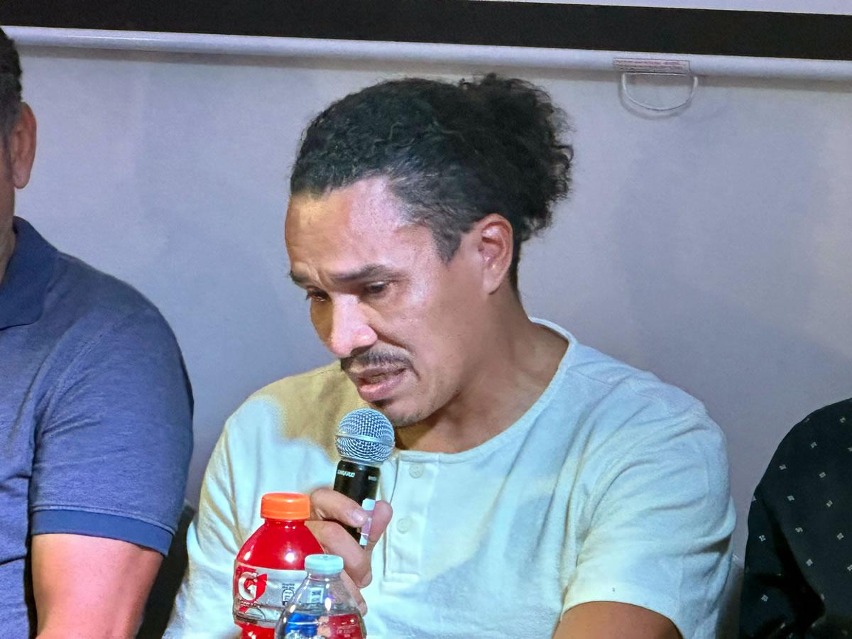 Julio César ‘Rambo‘ de León dio una conferencia de prensa para hablar de su partido de despedida.