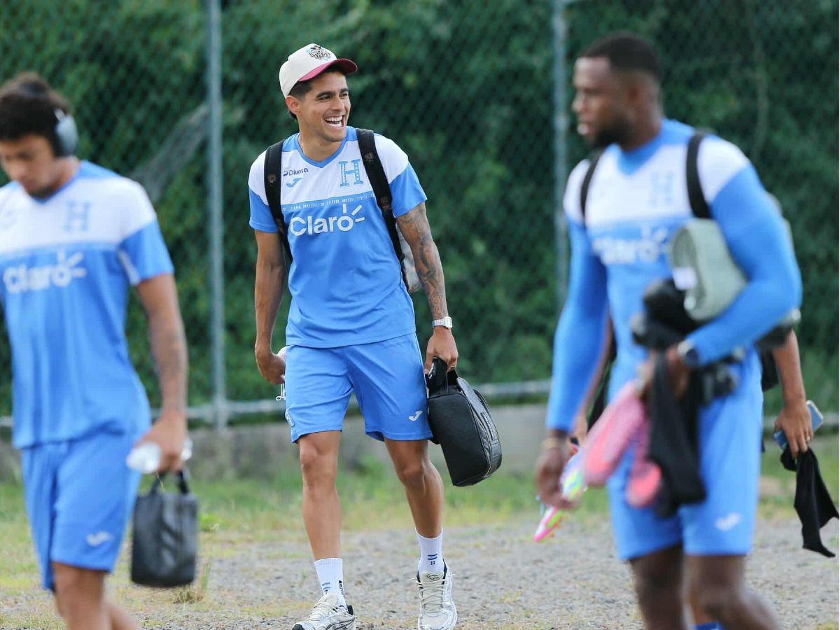 Último entreno de Honduras: bebé enamoró a Vega y Rueda; Edrick puso el ambiente