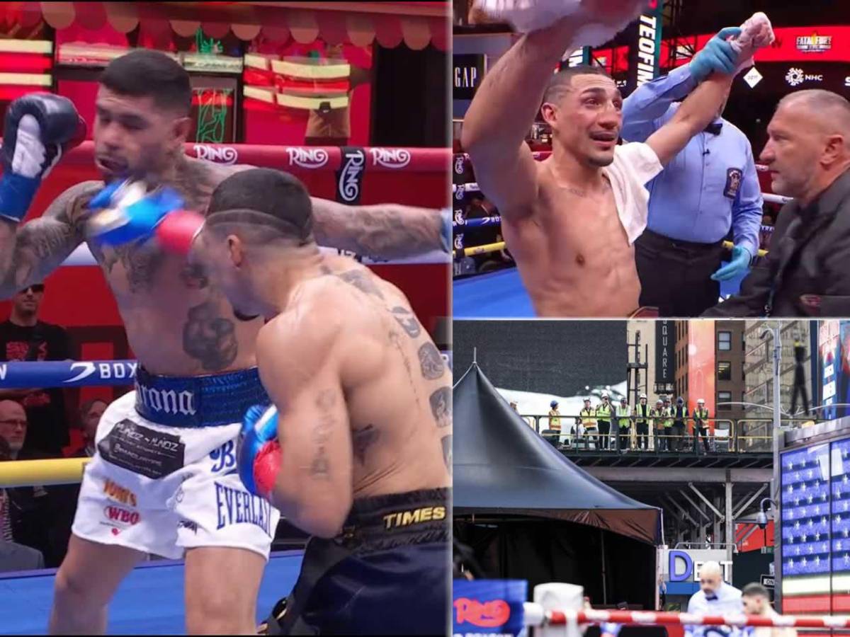 Así ganó Teófimo López a Barboza, su emocionante festejo y locura por el hondureño