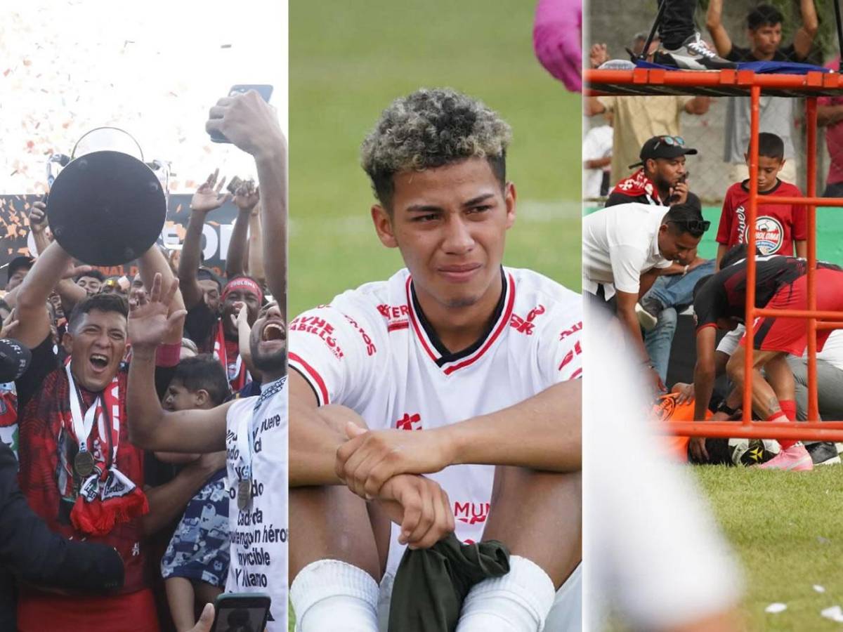 Choloma celebra ascenso a Liga Nacional, Independiente llora y agresión a recogepelotas