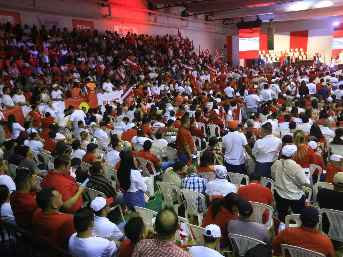 Fotos de la convención del Partido Liberal en San Pedro Sula