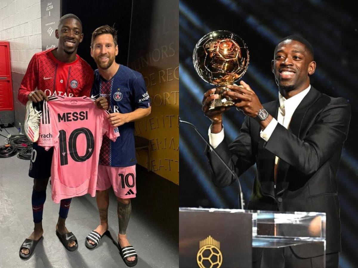 Messi sorprende a Dembélé tras ganar Balón de Oro 2025: revuelo por su reacción