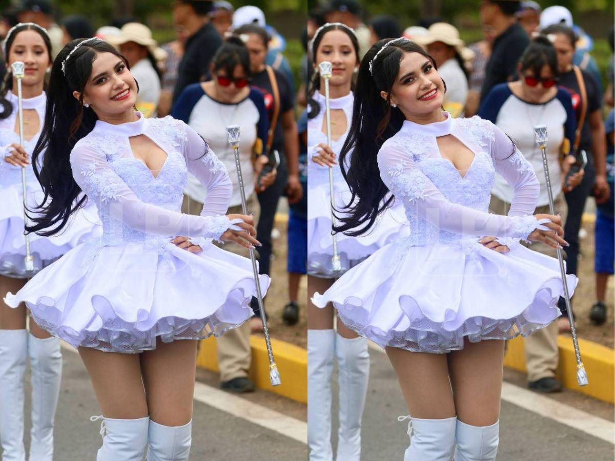 Robaron miradas: las palillonas más destacadas de los desfiles patrios en Honduras