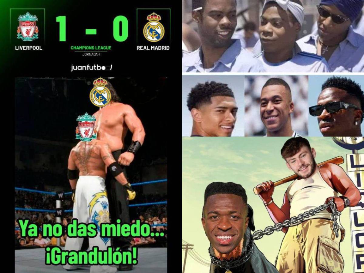 Memes destrozan a Vinicius y Mbappé tras la derrota del Real Madrid en Champions​​​​​​s