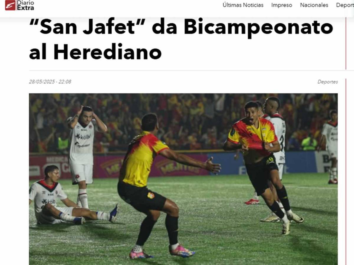 Fantástico: Getsel Montes se lleva los halagos tras darle el título al Herediano