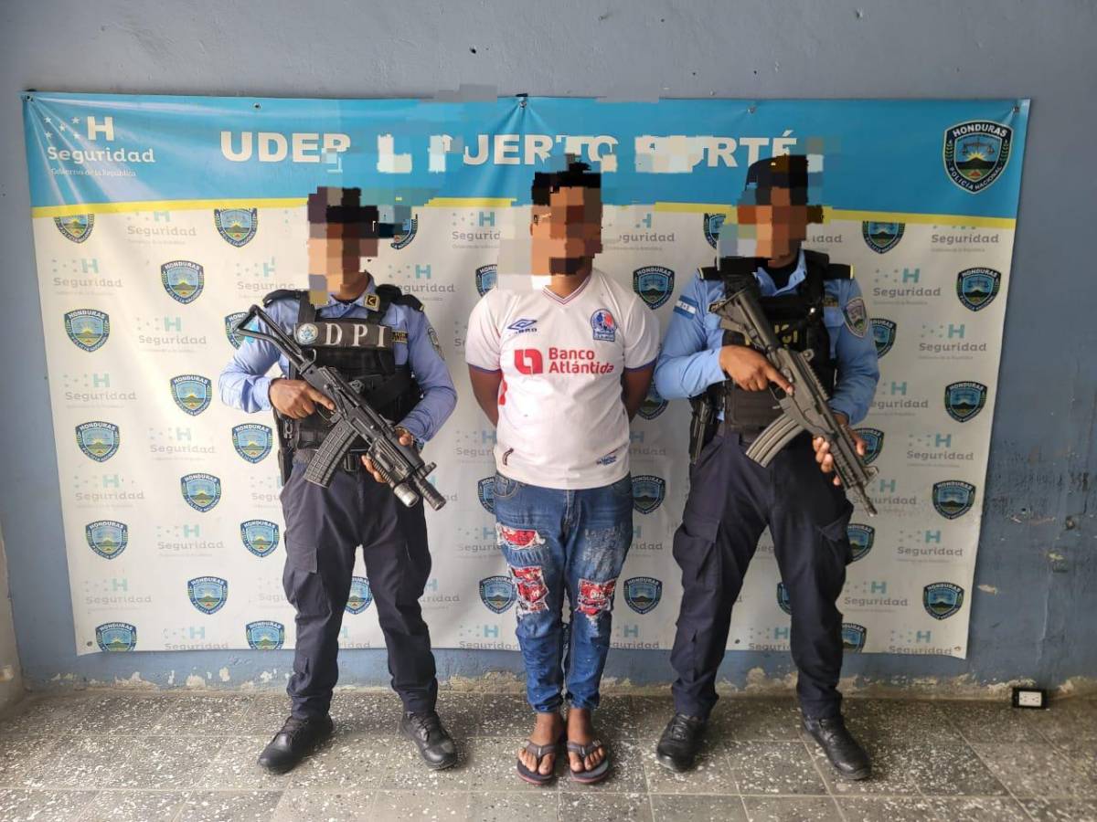 Cae peligroso sicario acusado de matar a cinco personas en la zona norte de Honduras