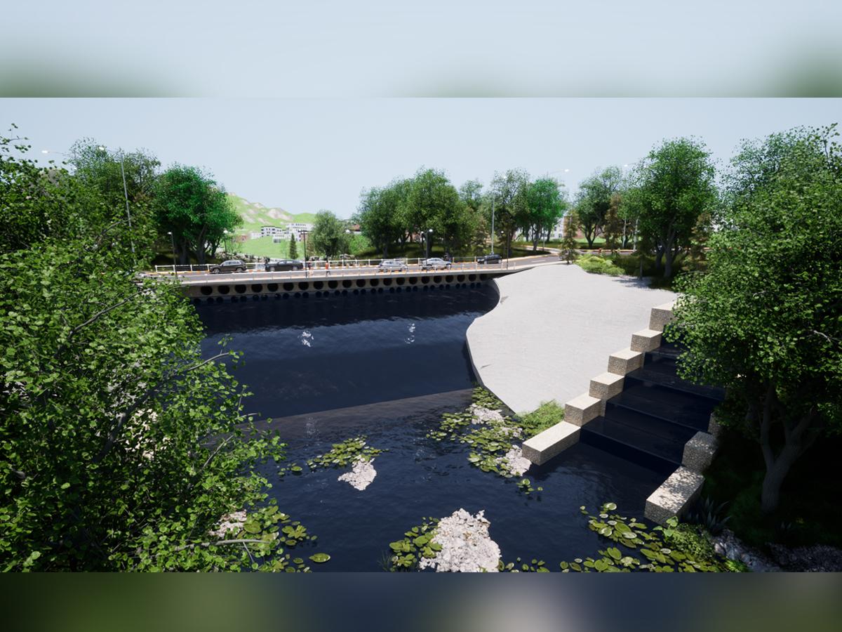 Alcalde Roberto Contreras afianza su compromiso con la prevención, al trabajar en el mejoramiento del vado Juan Lindo