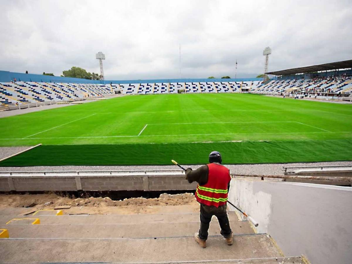El único en Honduras: el detalle que tendrá el estadio Ceibeño y así luce la remodelación