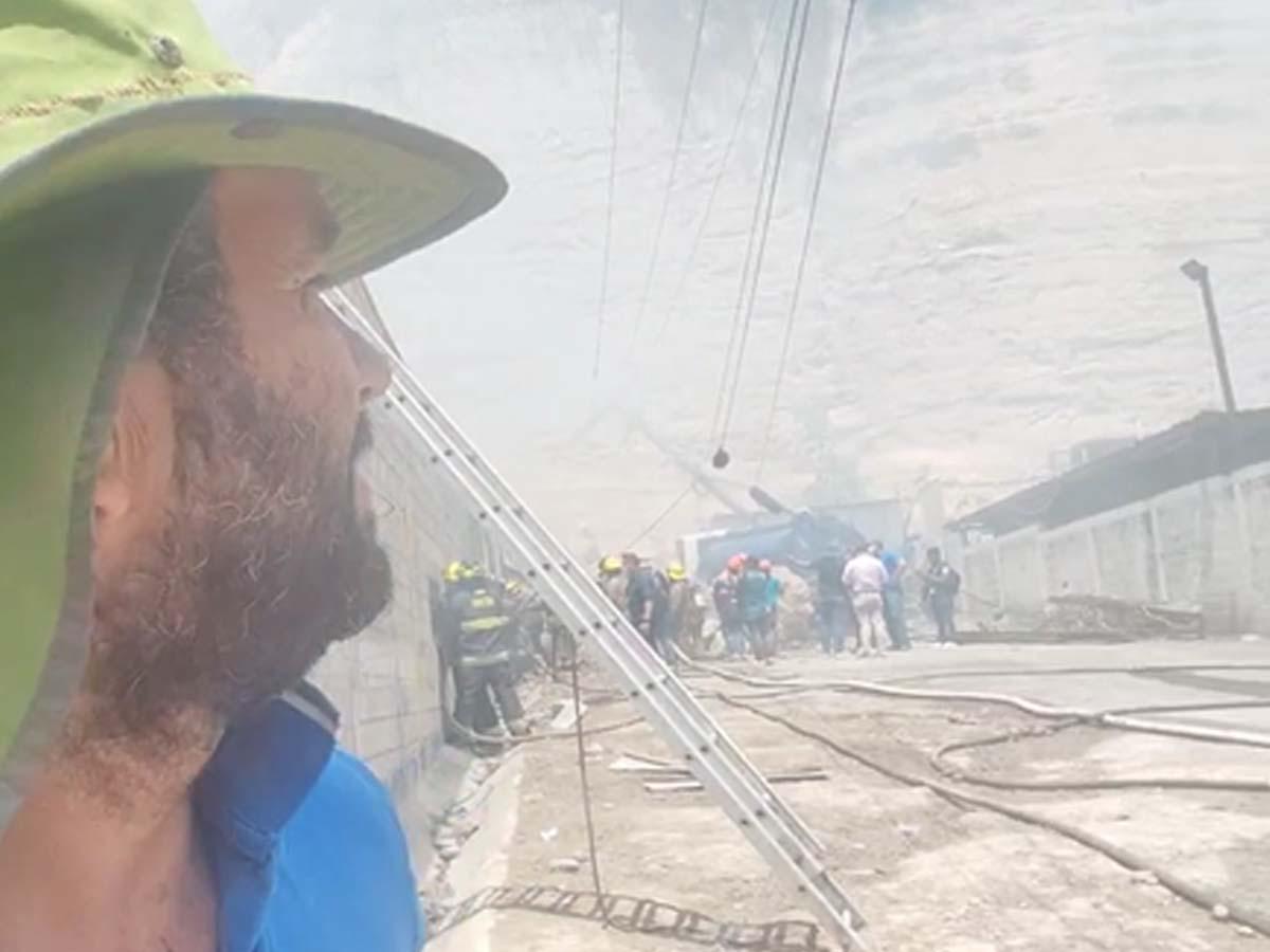Don Allan relata cómo logró sobrevivir al derrumbe en el anillo periférico de Tegucigalpa