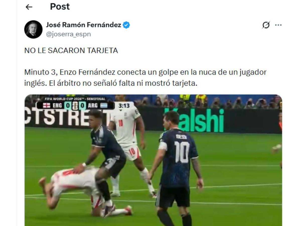 Indignación y denuncia de Inglaterra tras caer ante Argentina: Es una vergüenza