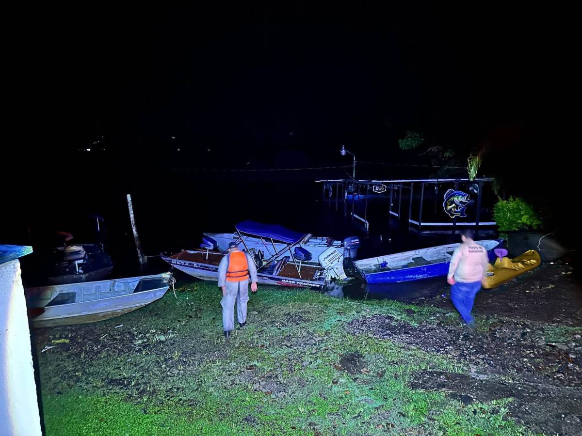 Tres hondureños y un nicaragüense desaparecen en el Lago de Yojoa