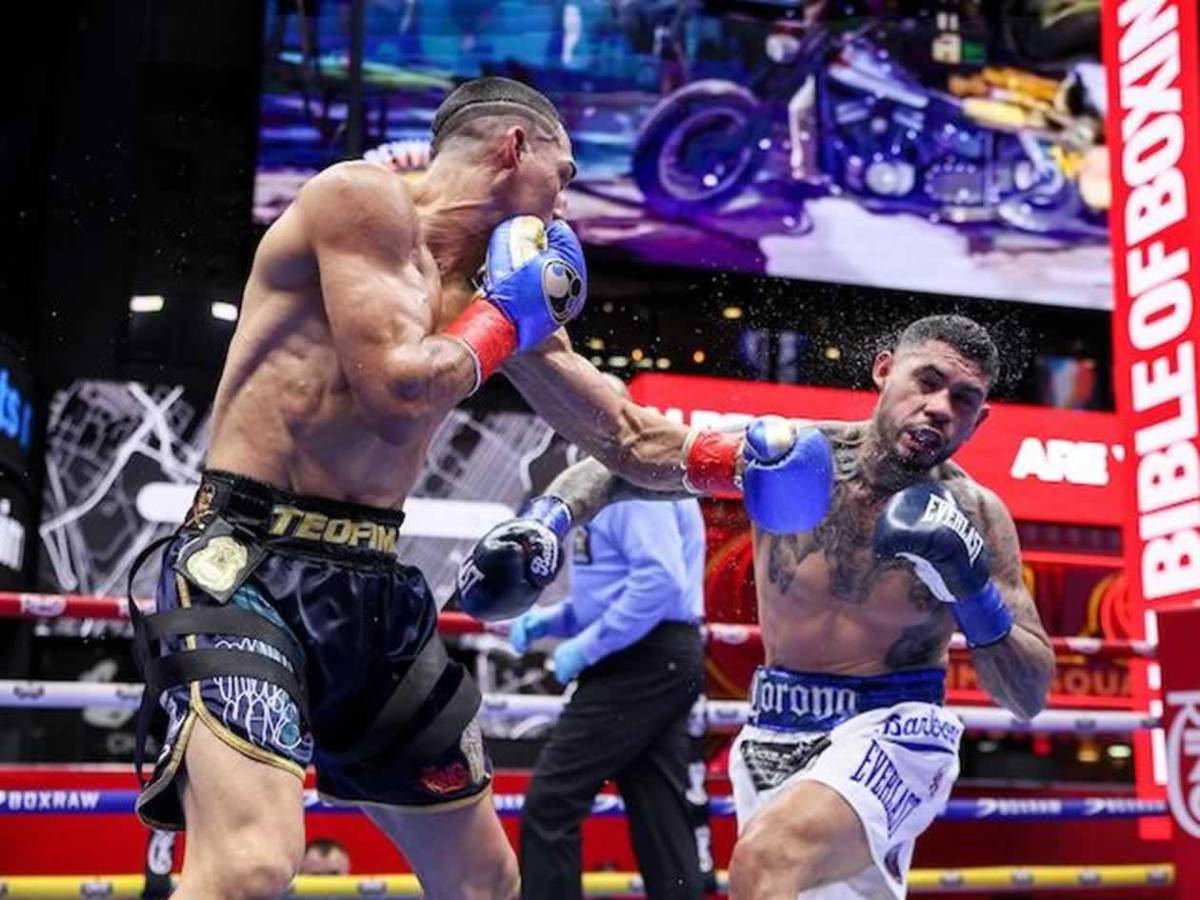 Así ganó Teófimo López a Barboza, su emocionante festejo y locura por el hondureño