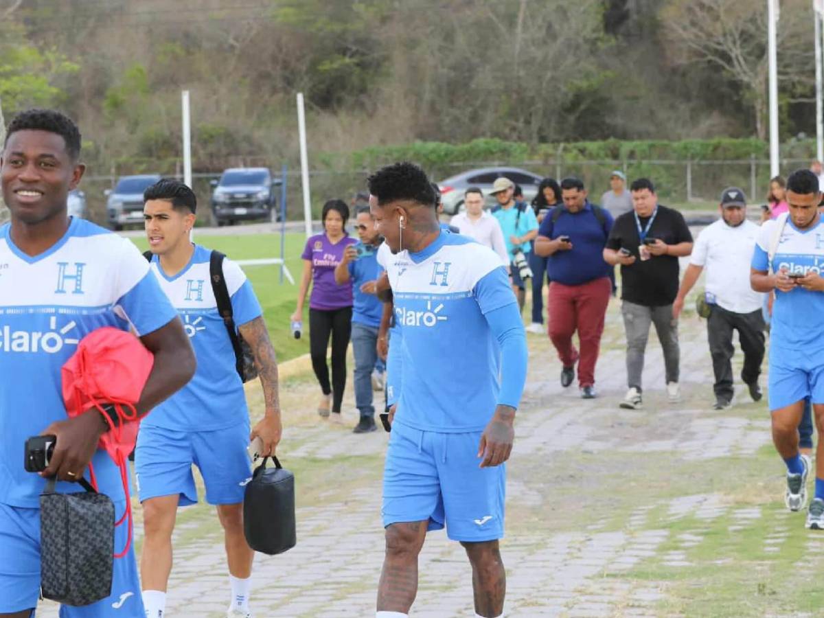 Selección de Honduras entrenó: ambiente de Palma, reacción de Quioto y llamativo look