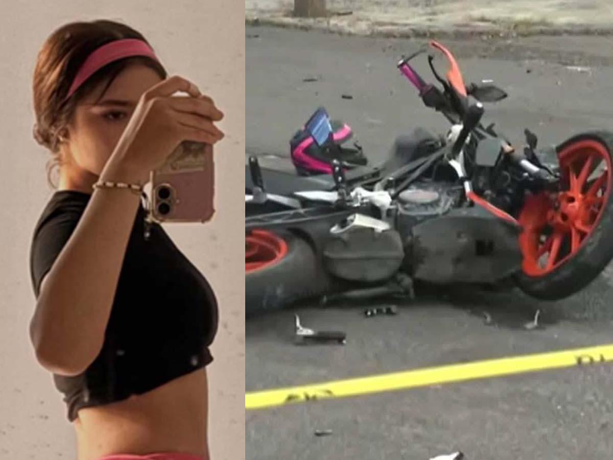 La muerte no avisa: el último mensaje de Ariana antes de morir en accidente de moto