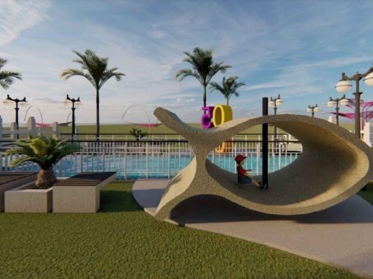 Estos son los dos parques que construyen en Puerto Cortés