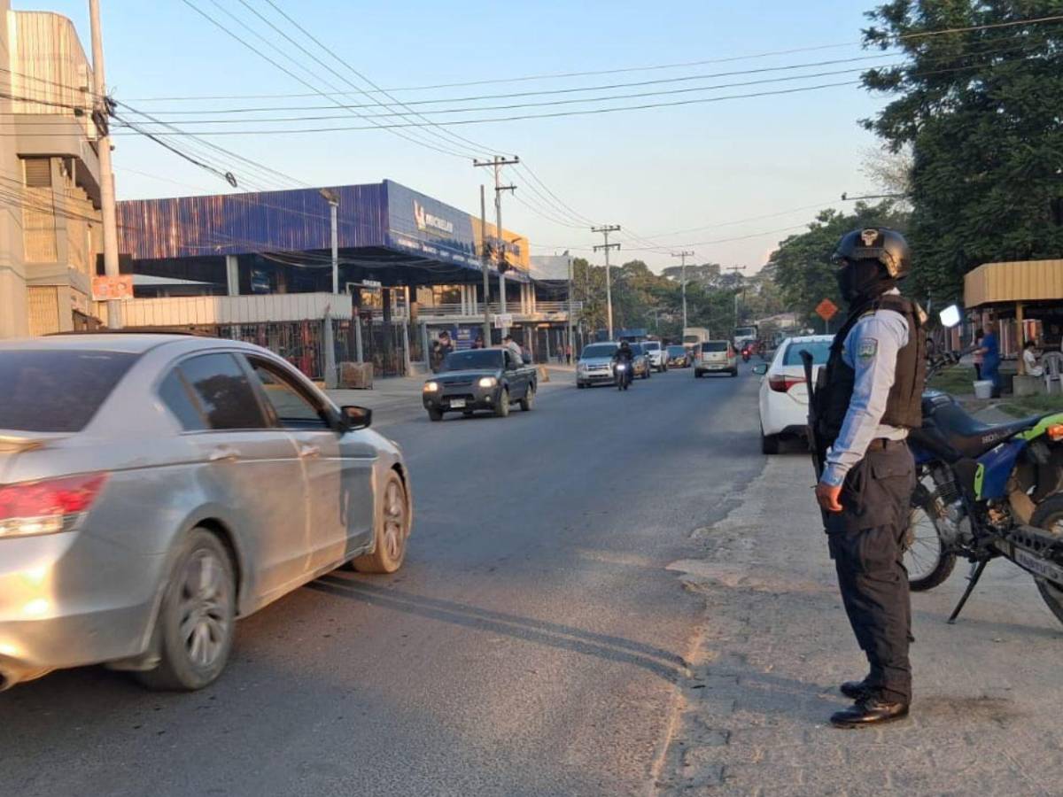 Operativos policiales continúan en estos sectores de San Pedro Sula
