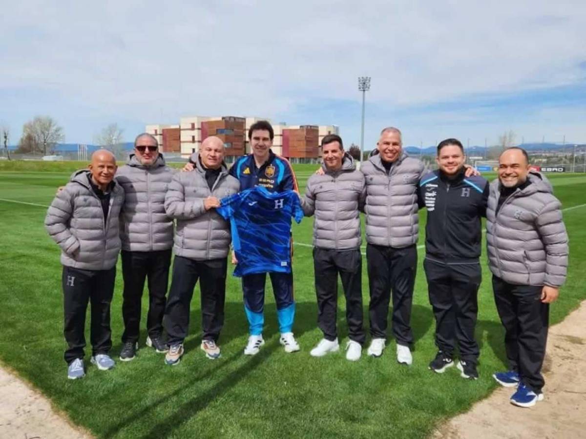 Dirigentes de Honduras visitan concentración de España y gesto de Lamine Yamal