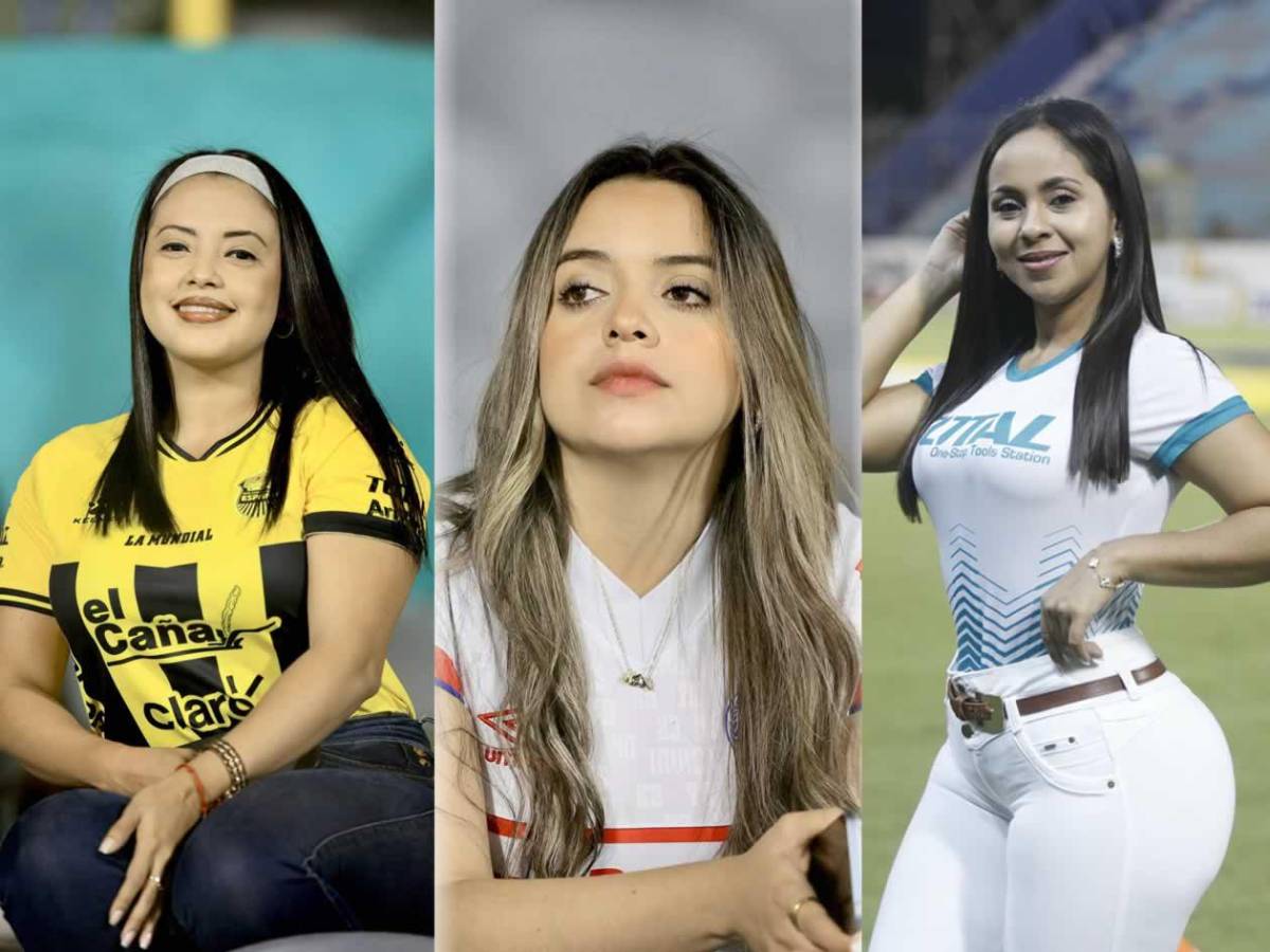 Periodista y bellas chicas roban miradas en triangular Real España vs Olimpia