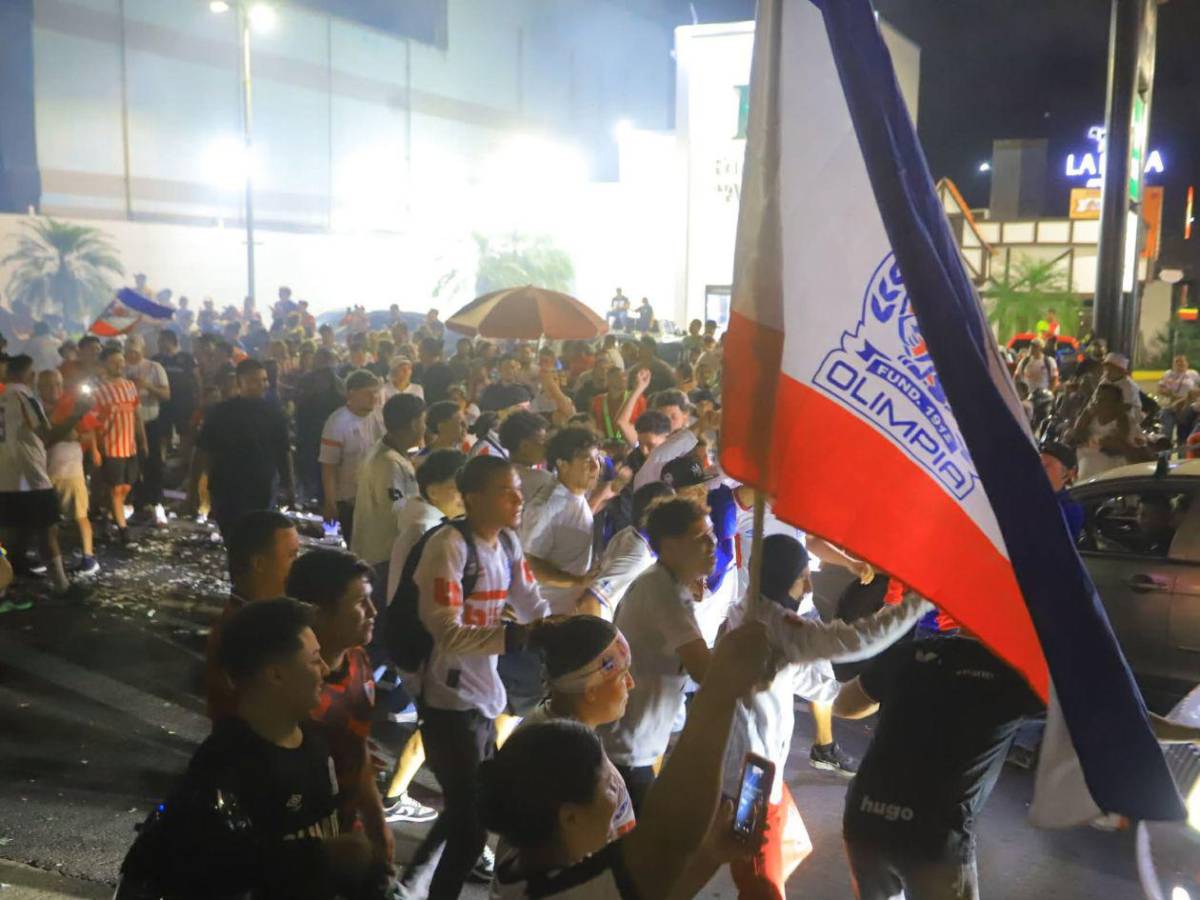 Olimpia bicampeón: euforia y locura en Tegucigalpa para celebrar la copa 40